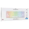 Juhtmega mehaaniline klaviatuur White Shark Shinobi-2 (GK-004221) — sinised lülitid, valge, US paigutus