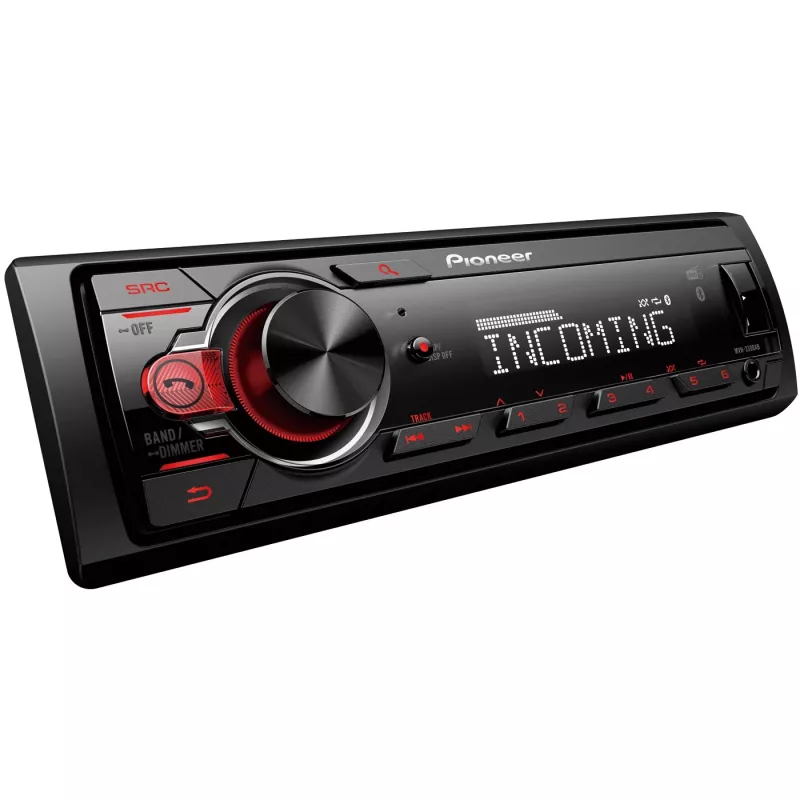 Pioneer MVH-330DAB - Must - 1 DIN - 200 W - 50 W - Android - AAC,FLAC,WAV,WMA