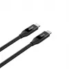 USB-C kaabel Unitek C14100ABK01-2M — 2 m, 100 W toiteedastus, 40 Gbps andmeedastus