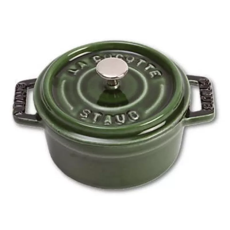 Staub 40509-804 mini-cocotte 10 cm basiiliku roheline malm