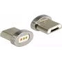 Kaabliadapter DeLOCK 65929 USB Type Micro-B Magnet Liides Hõbedane