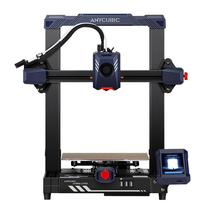 3D-printer AnyCubic Kobra 2 Pro K2RC0BK-Y-O kahe Z-teljega ja automaatse tasandusega