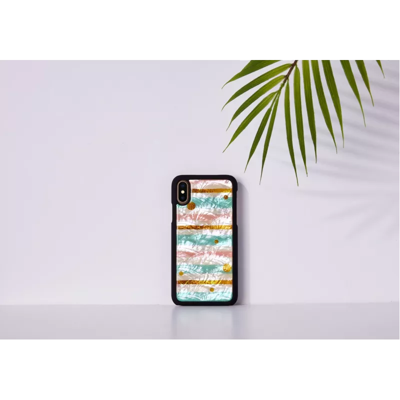 Nutitelefoni ümbris iKins iPhone XS / iPhone XS Max jaoks — pop mint Must