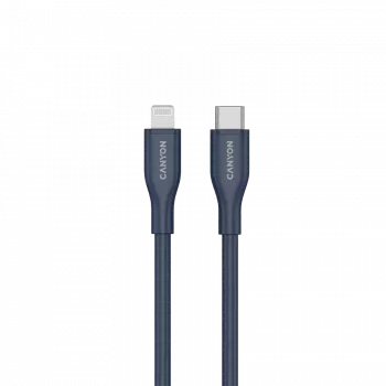 USB-C – Lightning kaabel CANYON CLNM60 60W MFi 1 m silikoon sinine