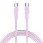 CANYON kaabel OnWire 60CL C-C 60W COLOR Punutud 1m Roosa