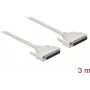 Jadakaabel DELOCK 86880, D-Sub 37-kontaktiline D-Sub-le, beež, 3 m