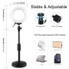 Ring-LED-lamp Puluz reguleeritava alusega PU391