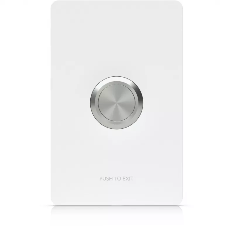 Juhtmega väljumisnupp Ubiquiti UA-Button alalisvoolutoide 30V polükarbonaat