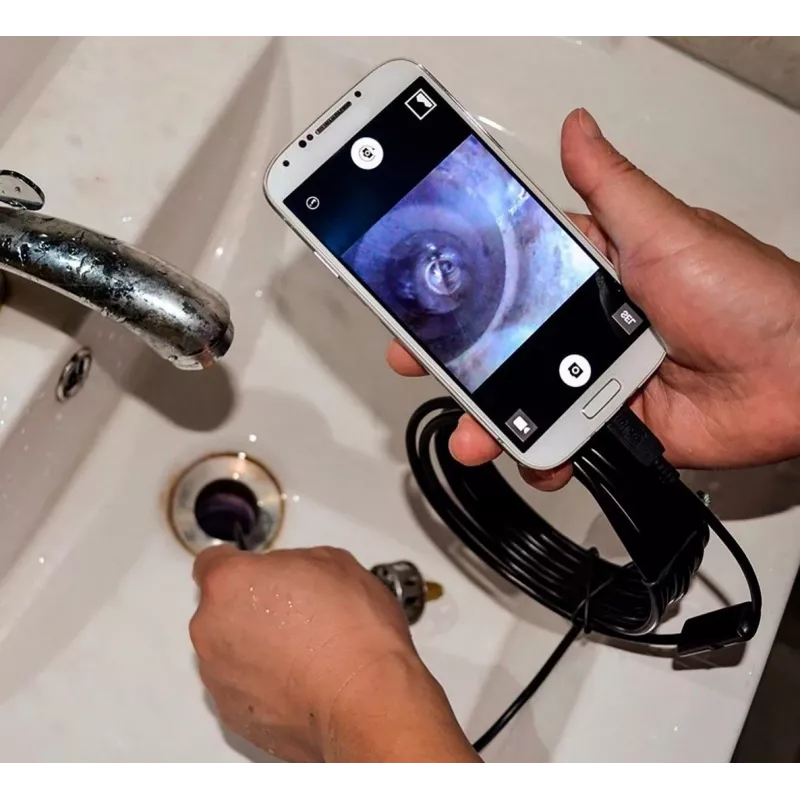 USB endoskoop MEDIA-TECH ENDOSCOPE 66° CMOS, 640x480 30fps, IP67, 6 LED-i, magnet ja konks