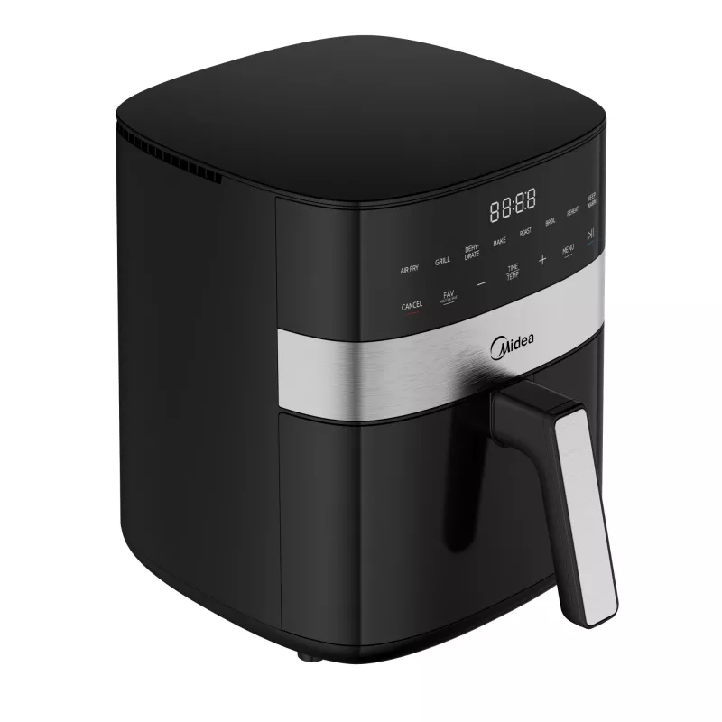 Midea õhufritüür | MF-CN65E | Võimsus 1700 W | Mahutavus 6,5 L | Must