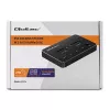 Qoltec 52274 M.2 SSD kettaseadme dokkimisjaam | NVMe | SATA | USB-C | DUAL 2 x 2TB