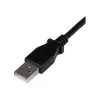 StarTech.com 2m USB 2.0 A to Right Angle B kaabel - M/M, 2 m, USB A, USB B, USB 2.0, 0.48 Gbit/s, Must