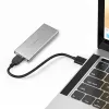 Alumiiniumkorpus QOLTEC 51833 M.2 SSD-le, SATA USB 3.0-le, toetab kuni 2TB