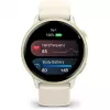 Garmin vívoactive 6 3,05 cm (1,2) AMOLED 42 mm Digitaalne 390 x 390 pikslit Puuteekraan Valge Wi-Fi GPS (satelliit)