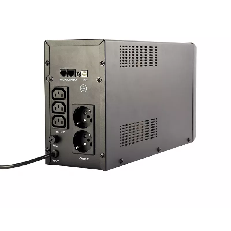 Gembird EG-UPS-035 katkematu toiteallikas (UPS) Line-Interactive 2 kVA 1200 W 5 AC pistikupesa