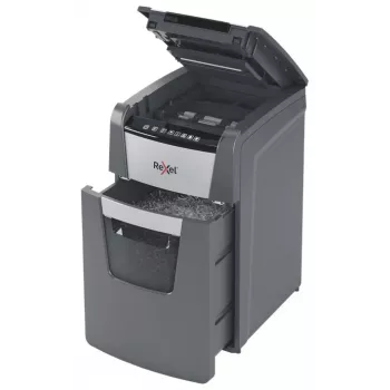 Rexel Optimum AutoFeed+ 130X paberipurustaja Ristpurustamine 55 dB 22 cm Must, Hõbedane