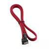 CableMod ModMesh - SATA-kaabel - Serial ATA 150/300/600 - SATA (M) parempoolse nurga all SATA (M) - 60 cm - Punane (CM-CAB-RSAT-N60KR-R)