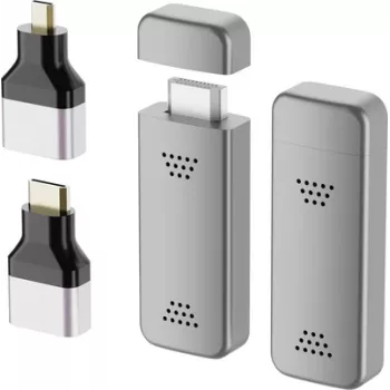 SpeaKa Professional HDMI juhtmevaba edastuskomplekt 5 GHz 1920 x 1080 pikslit läbiväljundiga (30120-WSE01-1-01)