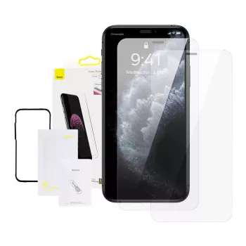 Karastatud klaasist ekraanikaitse Baseus SGBL060302 iPhone XS Max / 11 Pro Max jaoks 0,3 mm 2 tk