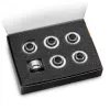 EK Water Blocks EK-Quantum Torque HDC 16 - 6-pakk, hõbedane