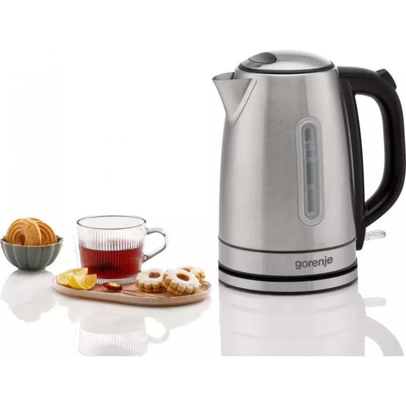 Gorenje veekeetja | K17DS | Elektriline | 2200 W | 1,7 L | Roostevaba teras | 360° pöörlev alus