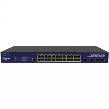 Võrgulüliti ALLNET ALL-SG8428v2FPM-10G — 24+4 porti, PoE, 10G üleslingid