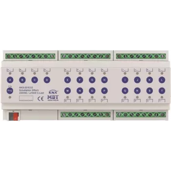 MDT - lülitusajam 20-kanaliline, 12TE REG, 16A, 230VAC, C-Last, 140ìF (AKS-2016.03)