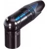 NEUTRIK XLR-pistik, nurga all, pooluste arv: 4, must NC4MRX-B 1 tk (NC4MRX-B)