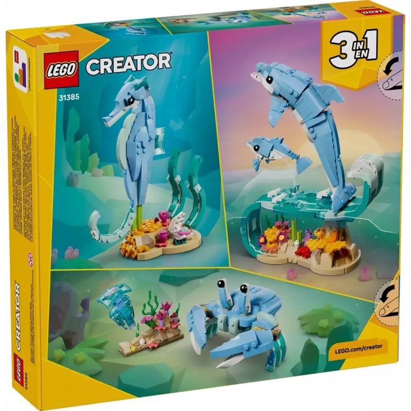 LEGO CREATOR 3 IN 1 31385 Mereelukad: Kaunid delfiinid
