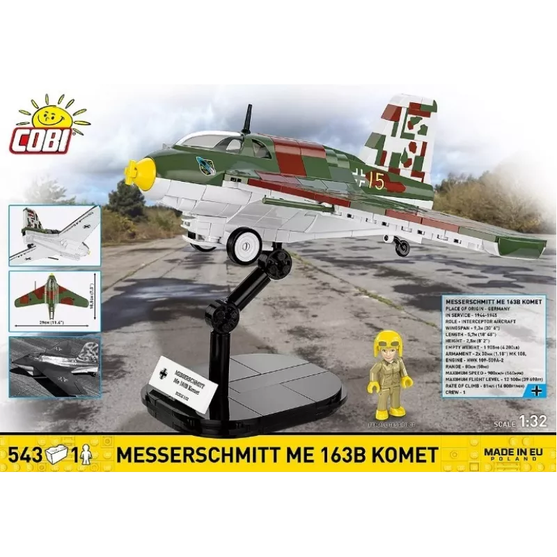 Klotsid Messerschmitt Me 163B Comet 543 klotsi