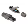 Võrgukaabel DeLOCK RJ45-pistik Cat.8.1 STP tööriistavaba must