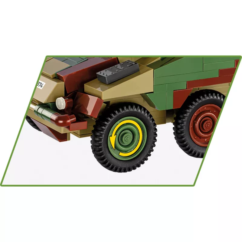 Cobi ajalooline kollektsioon II maailmasõda SD.Vehicle 234/2 Puma sõiduk, mitmevärviline
