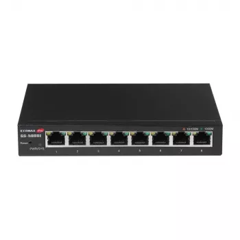 Edimax GS-5008E võrgulüliti hallatav Gigabit Ethernet (10/100/1000) Must