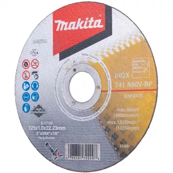 Makita E-17120-12 lõikeketas, sirge, 125 mm, 12 tk (E-17120-12)