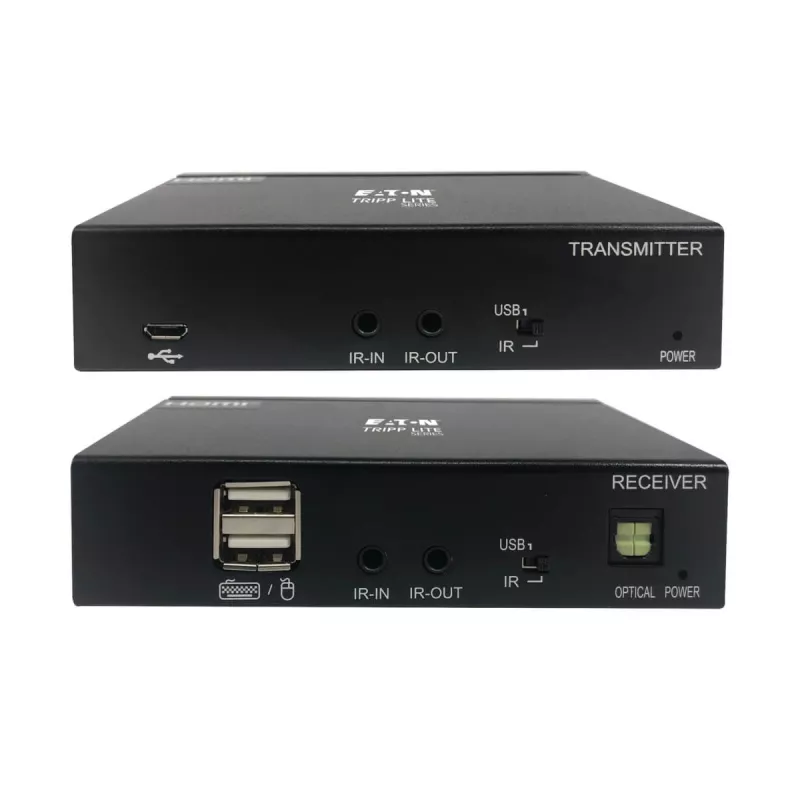 Eaton Tripp Lite Series USB-C to HDMI üle Cat6 pikenduskomplekt KVM-toega, 4K 60Hz, 4:4:4, saatja/vastuvõtja, USB, PoC, HDCP 2.2, kuni 70 m, TAA