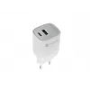Juhtmega mobiilseadme laadija NATEC NUC-2140, 30W, USB-C PD 3.0 + USB-A, Samsung AFC, Valge