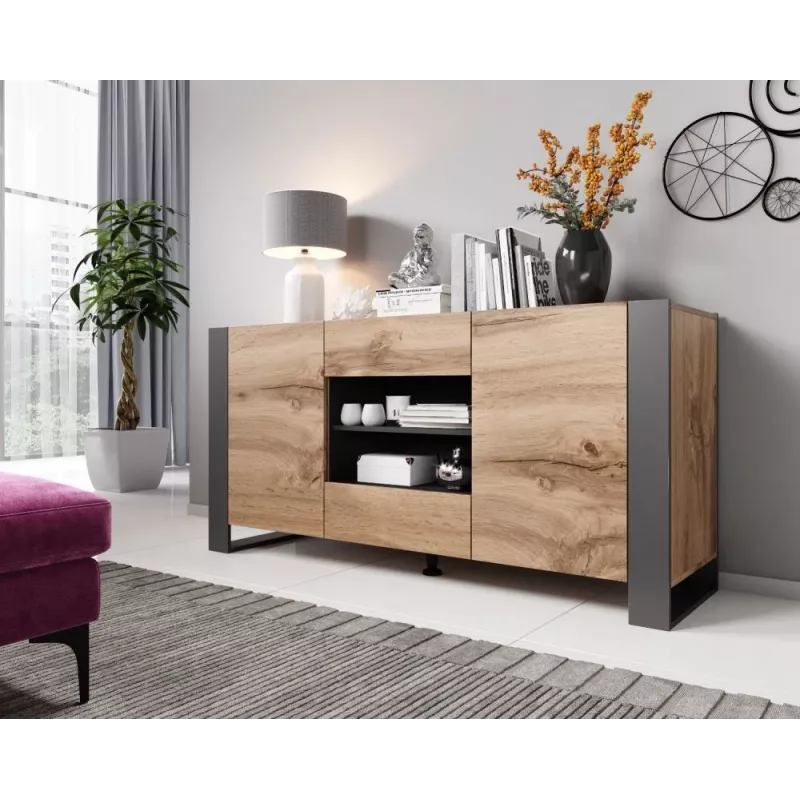 Cama kummut WOOD wotani tamm/antratsiit
