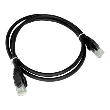Alantec KKU5CZA1 võrgukaabel Must 0,25 m Cat5e U/UTP (UTP)