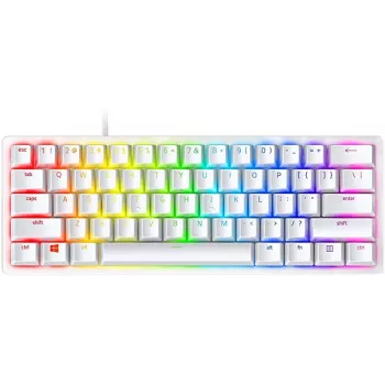 Mehaaniline mänguriklaviatuur Razer Huntsman Mini 60% valge USB QWERTY US International optilised lülitid