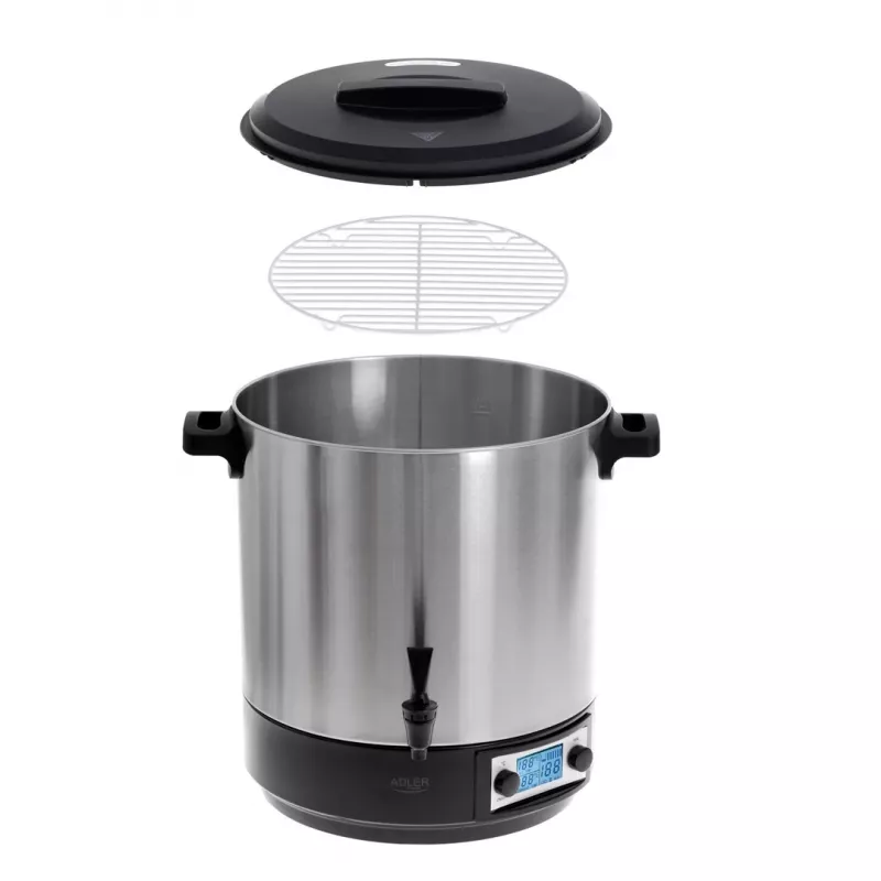 Hoidistamiskatel Adler AD 4496 28L 2600W roostevaba teras must