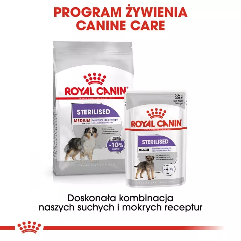 ROYAL CANIN Medium Sterilised kuiv koeratoit - 3 kg