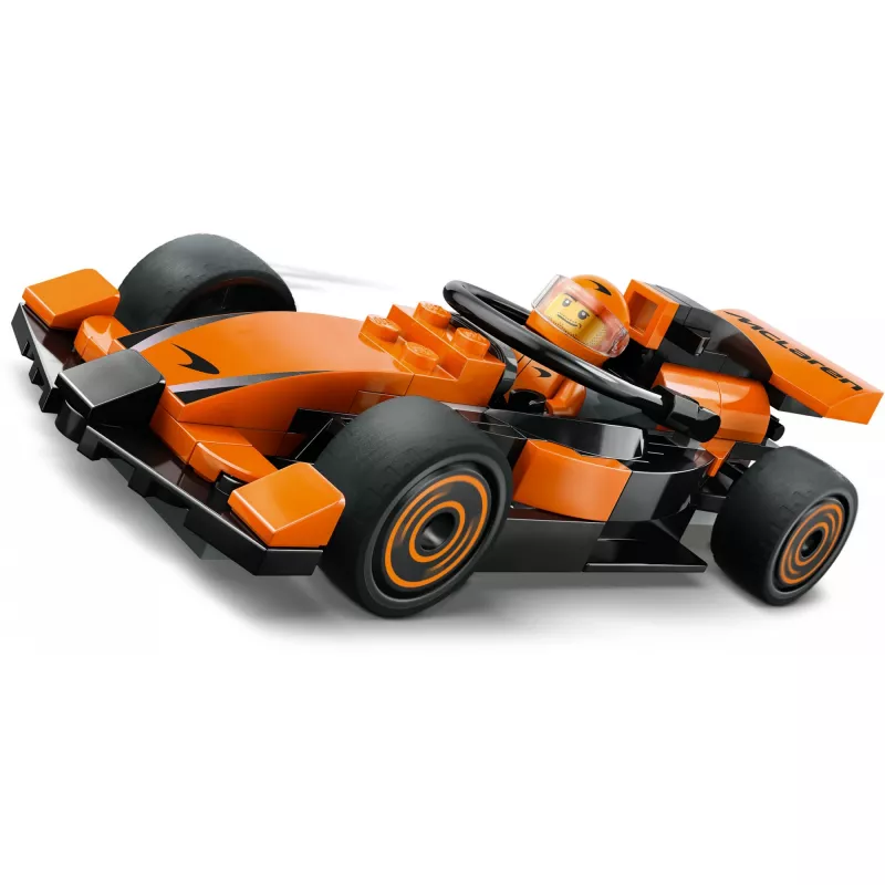 LEGO City F1 Racer McLaren Racing Car 60442 — ehituskomplekt, 86 tk, 1 minifiguur, vanus 6+