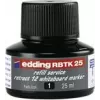 Täitetint Edding RBTK 25 markerile, must tint, 25 ml