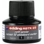 Täitetint Edding RBTK 25 markerile, must tint, 25 ml