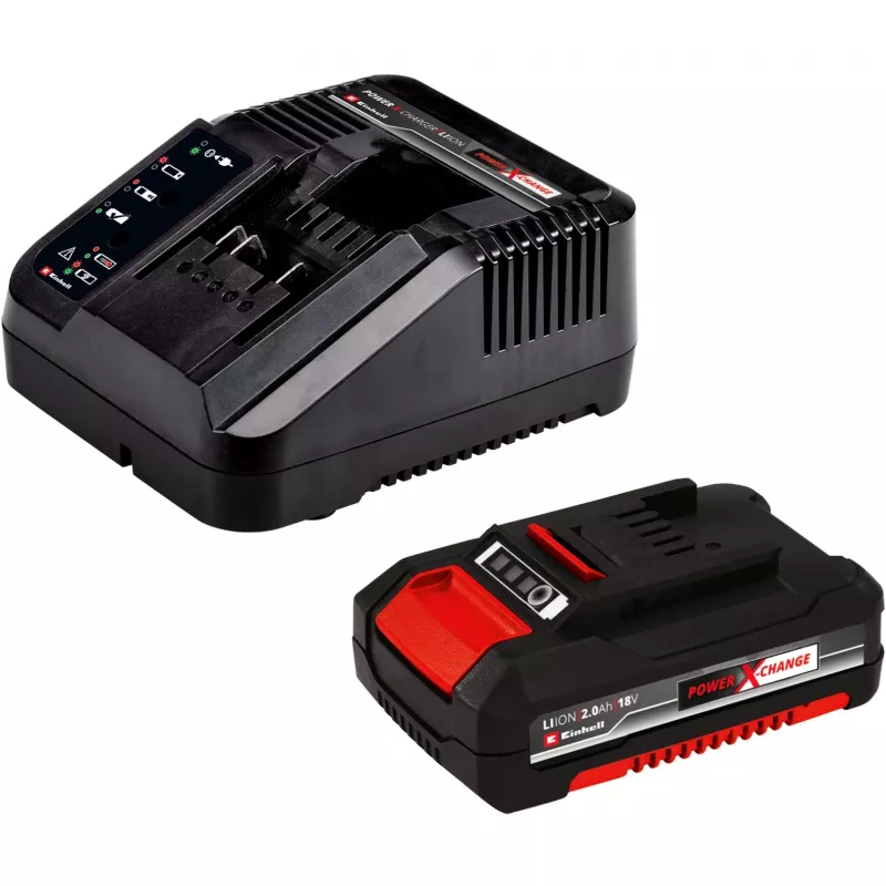 Power X-Change akuliigeste puhastaja GC-CC 18Li komplekt, 18 V (punane/must, liitiumioonaku 2,0 Ah)