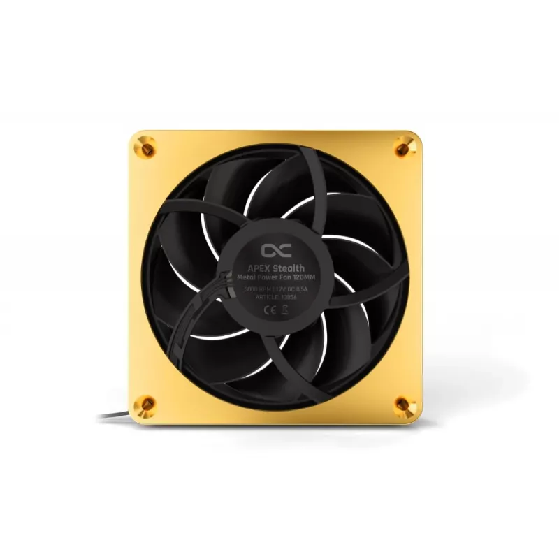 Alphacool LUAC-054 120 mm korpuseventilaator - kuld
