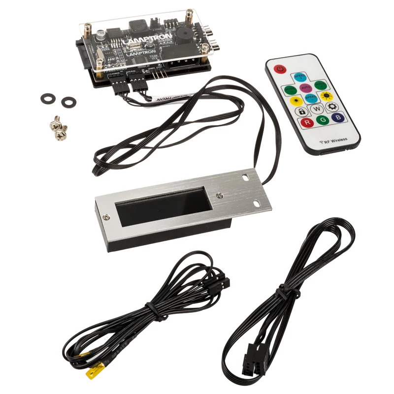 Lamptron TC20 PCI RGB ventilaatori ja LED-kontroller - hõbedane
