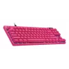 Mänguklaviatuur Logitech G 920-013249 USB AZERTY Prantsuse Roosa Tenkeyless
