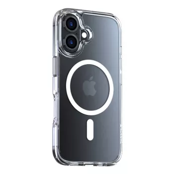 Kaitseümbris Torras Diamond‑Mag Series iPhone 16 Plus, läbipaistev, magnetkinnitus