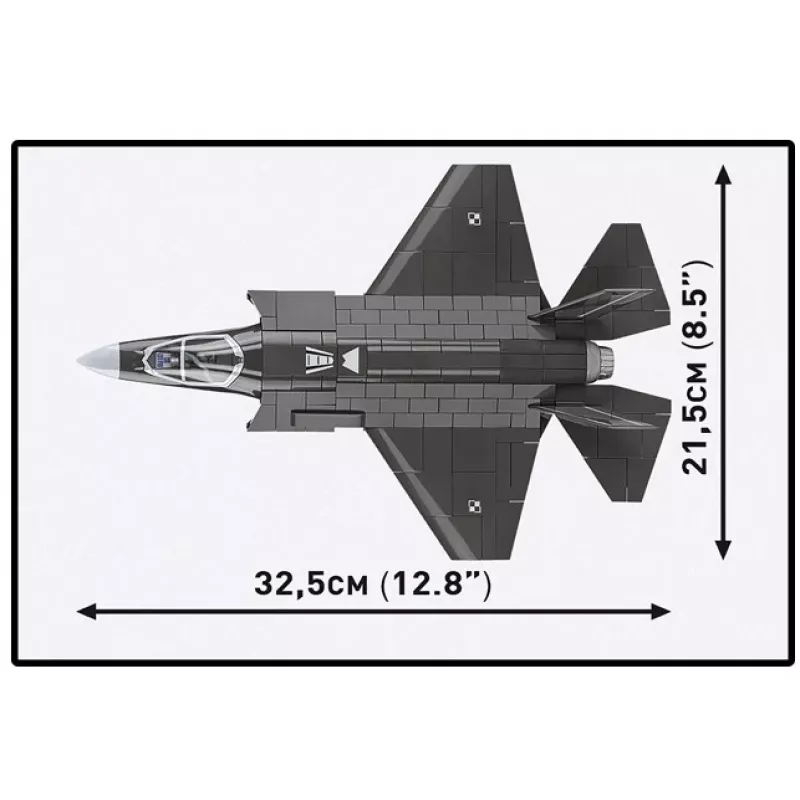 Ehituskomplekt Cobi F-35A Lightning II — 605 tk, mõõtkavas mudel